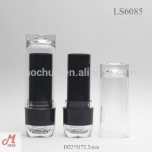 LS6085 lápiz labial transparente lápiz labial tubos vacíos, paquete de lápiz labial vacío